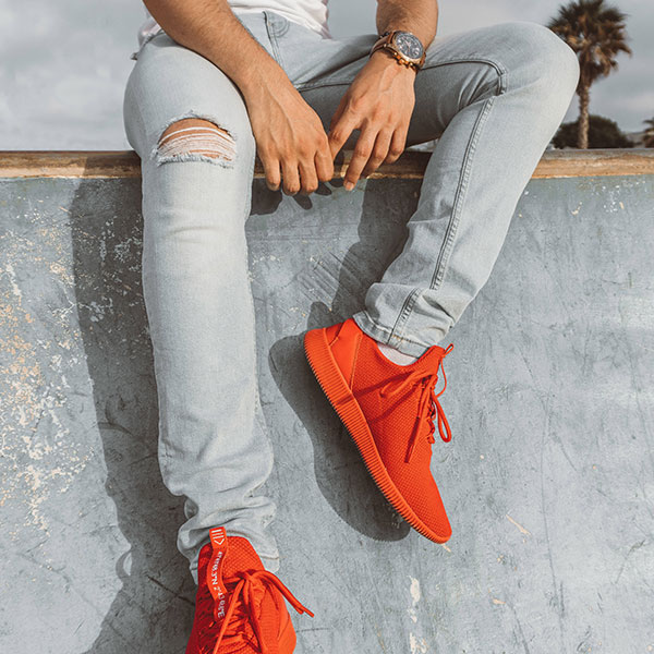 Orange Shoes